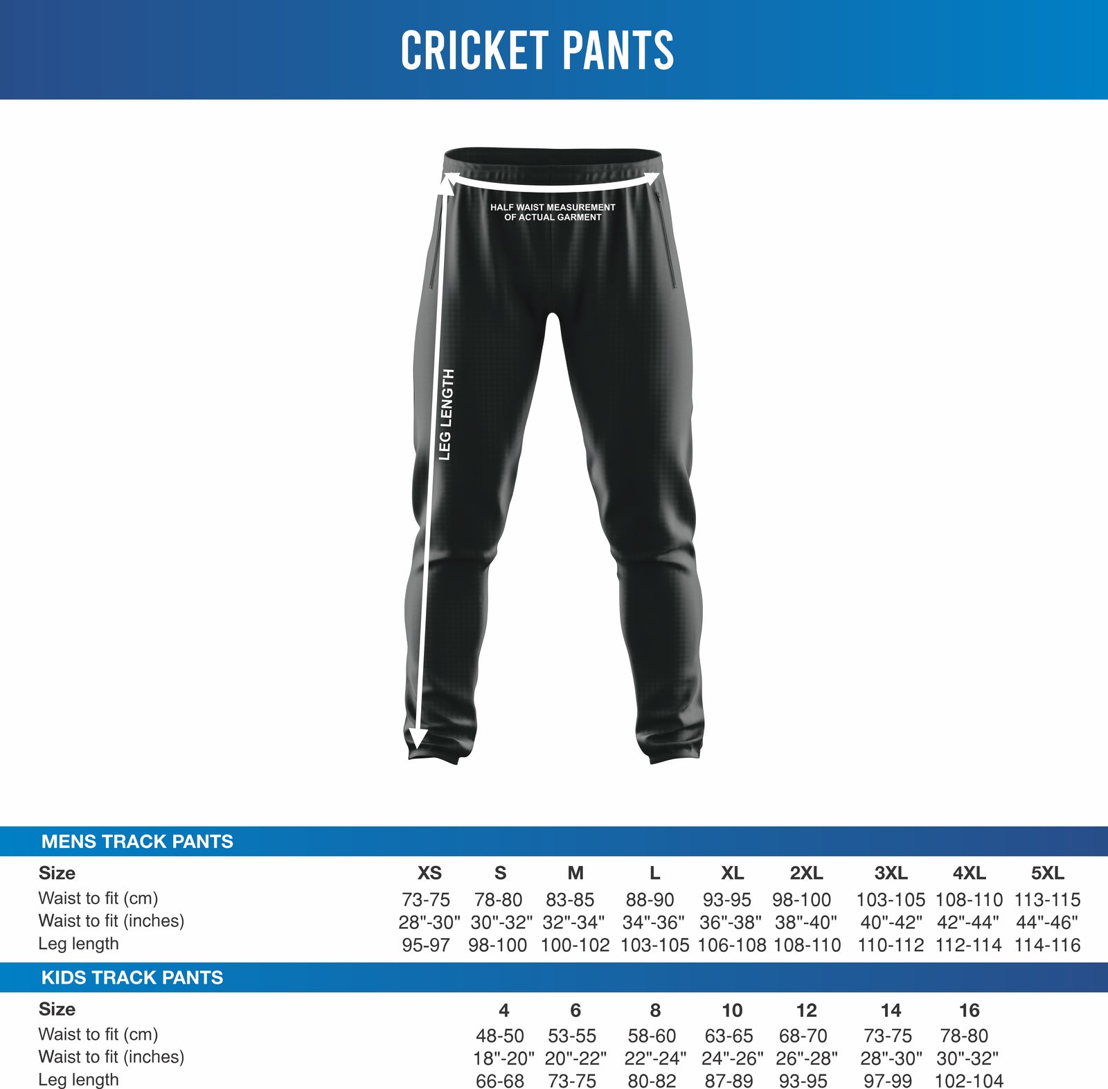 BNJCA Players - Champion Cricket Pant