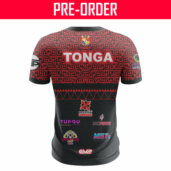 TONGA RUGBY LEAGUE トレーニングティー Tonga Rugby League Mens Alternate Training Tee | The Rugby Shop