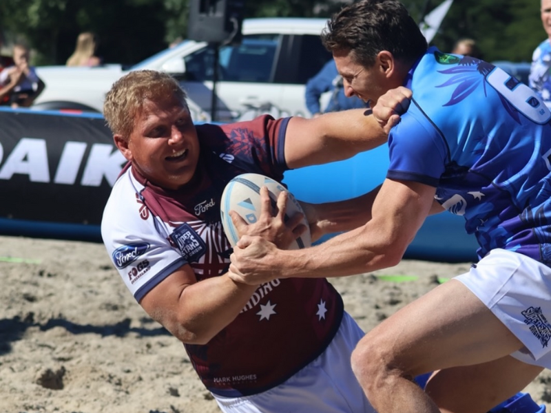 Legends Hit the Sand for the OSMAC Beach 5s Superstars of Origin