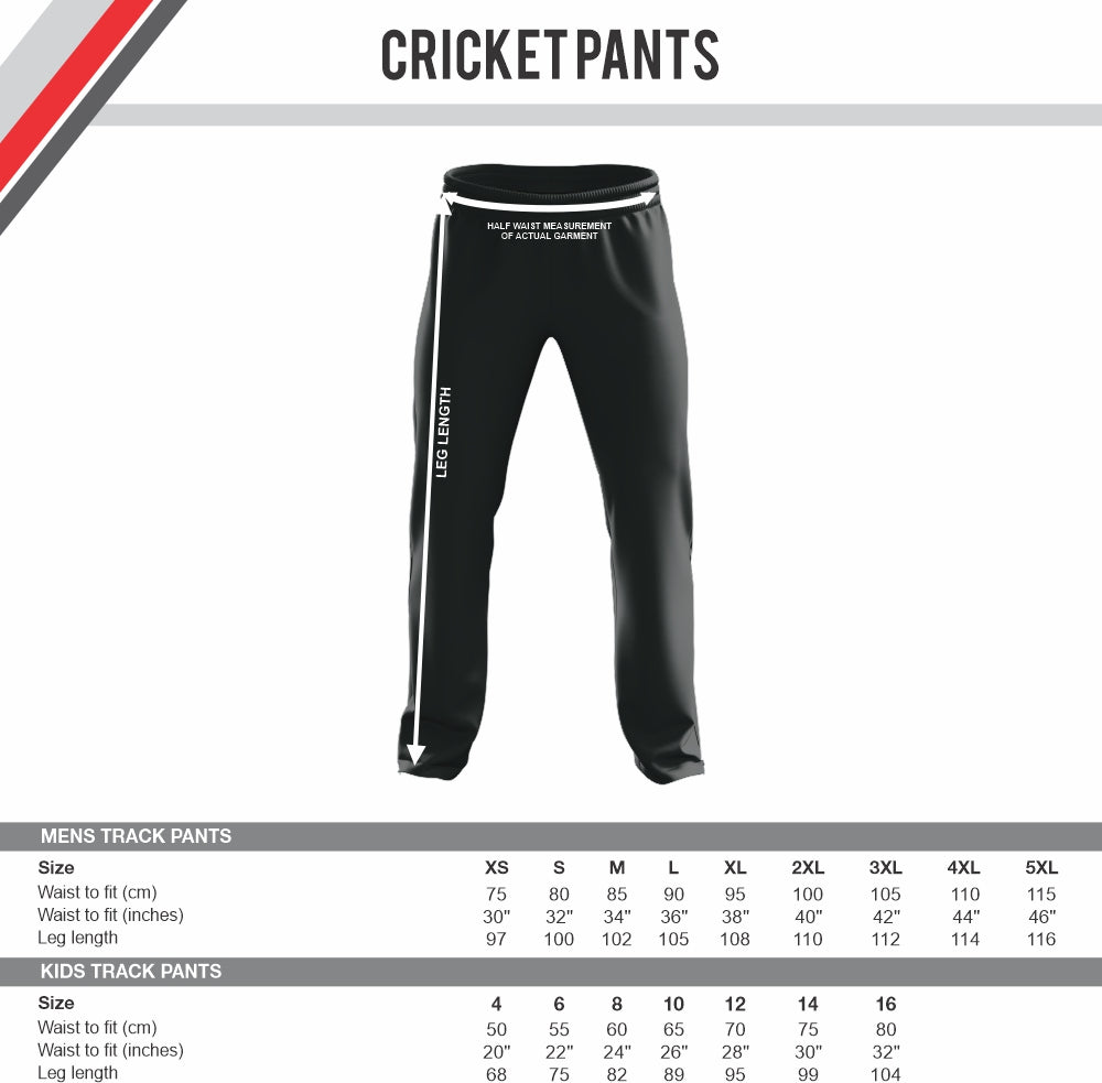 Men's Cricket Trousers Black