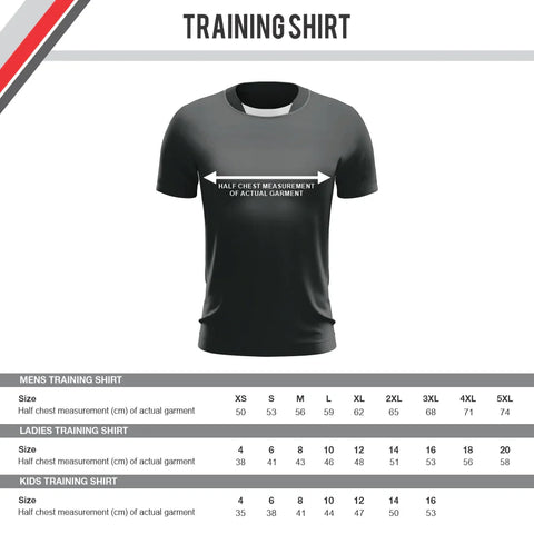 AUSTRALIAN FIRE RUGBY LEAGUE - JERSEY DESIGN - TRAINING SHIRT - 2025