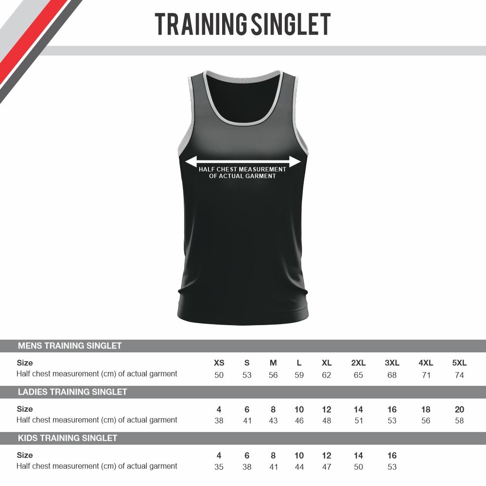 Centrals ASA Tigers - Training Singlet - Black