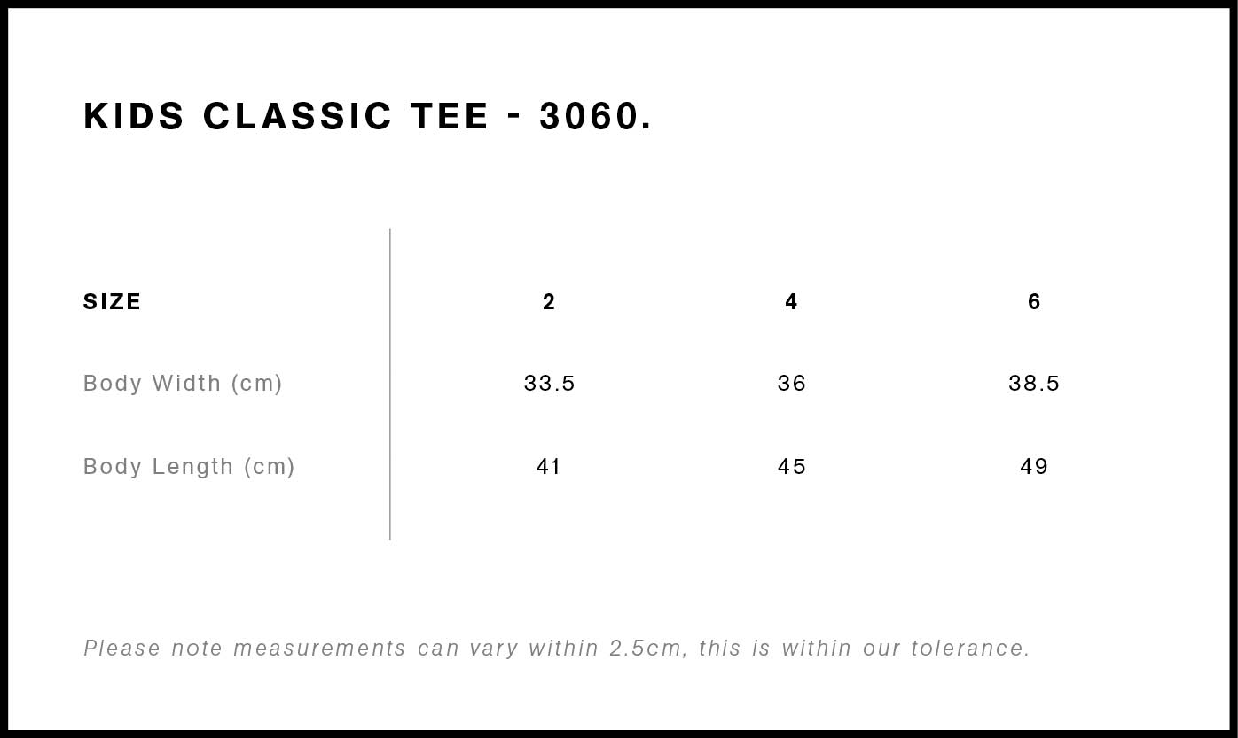 Kalangadoo Magpies - Kids Classic Tee - 5069 - Black