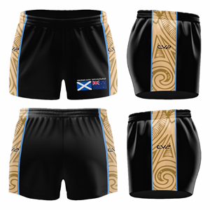 Rugby League Maori Pro Shorts ($25 - $35). (x 12)