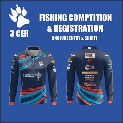 3CER FISHING COMPETITION REGISTRATION ONLY (no shirt included)
