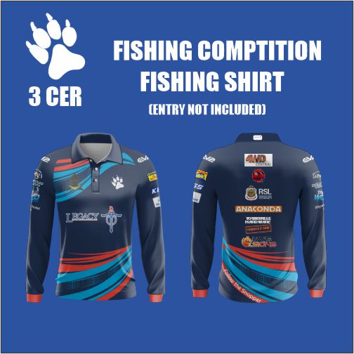 3CER FISHING COMPETITION FISHING SHIRT (REGISTRATION NOT INCLUDED)