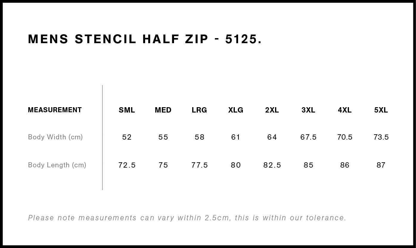 Murray Bridge Basketball Association - UNISEX STENCIL 1/2 ZIP CREW - 5125 - GREY MARLE