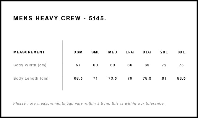 KT Hoops - Heavy Crew Neck - 5145 - Coal