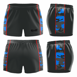 Rugby Union Camoflague Pro Shorts ($30 - $40). (x 30)