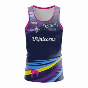 UQIC Auscom Netball Singlet. (x 11)