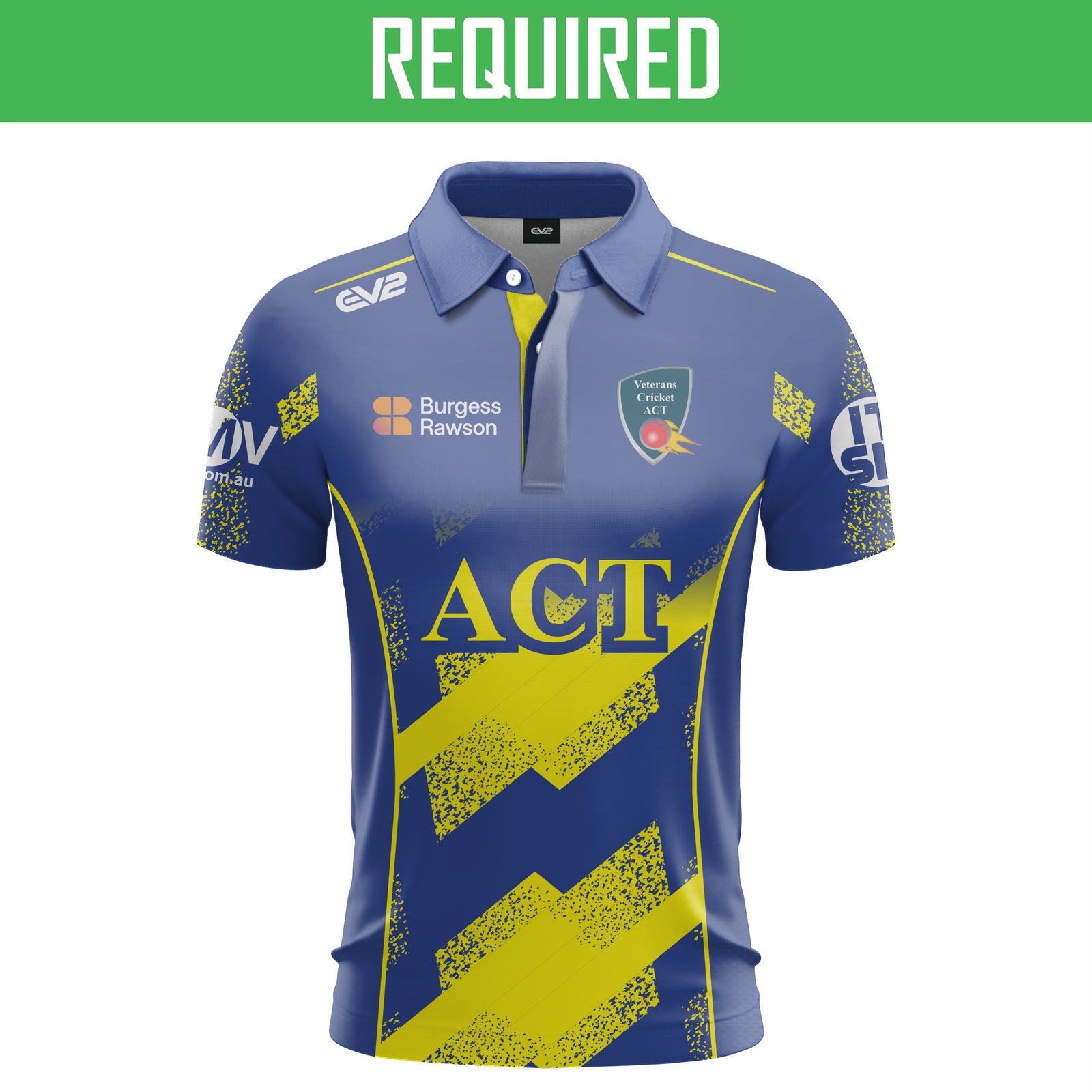 ACT Veterans Cricket - Cricket Shirt S/S (40’s, 50’s, 55’s)