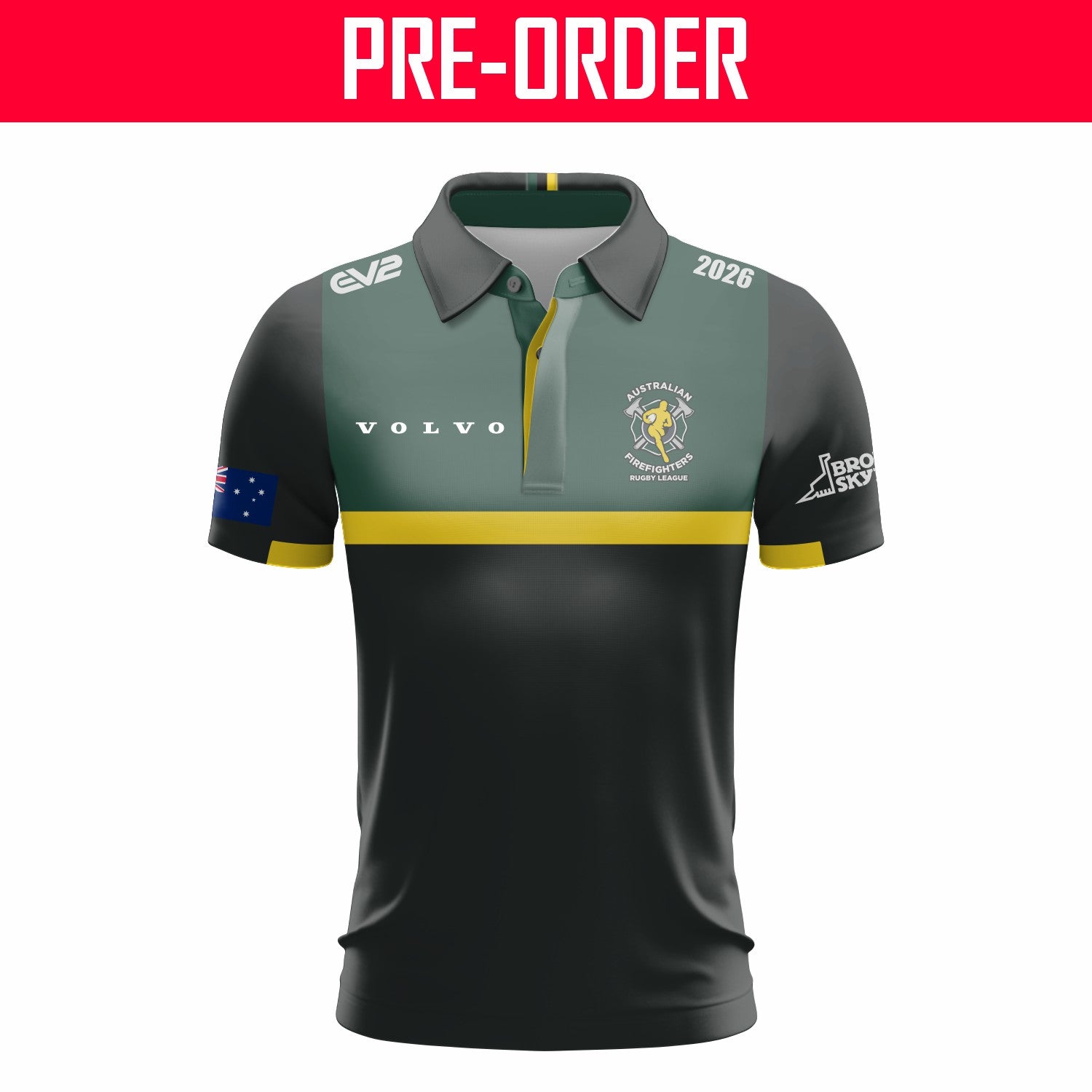 AUSTRALIAN FIRE RUGBY LEAGUE- Champion Polo