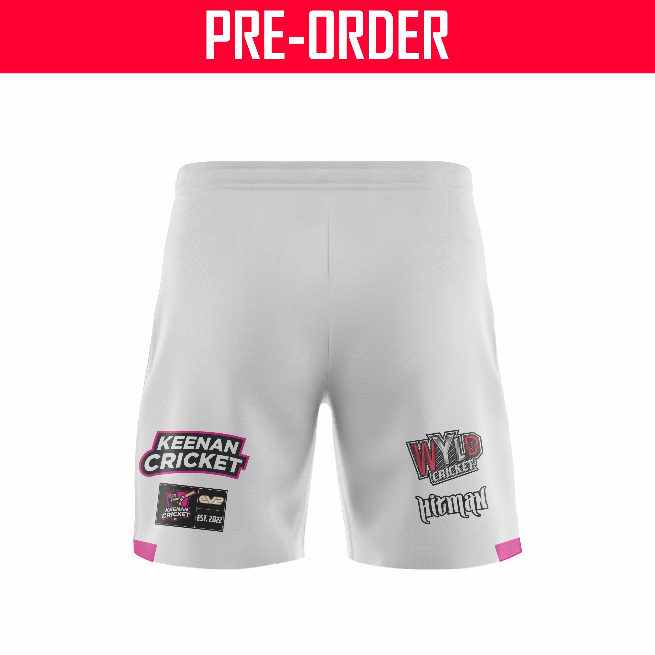 Keenan Cricket - Champion Training Short LIMITED EDITION WHITE