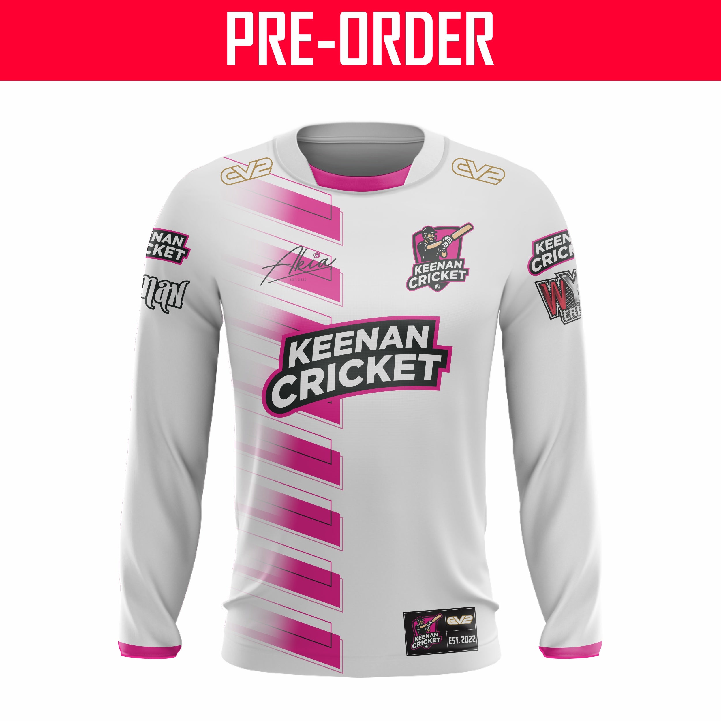 Keenan Cricket - Training Shirt L/S LIMITED EDITION WHITE