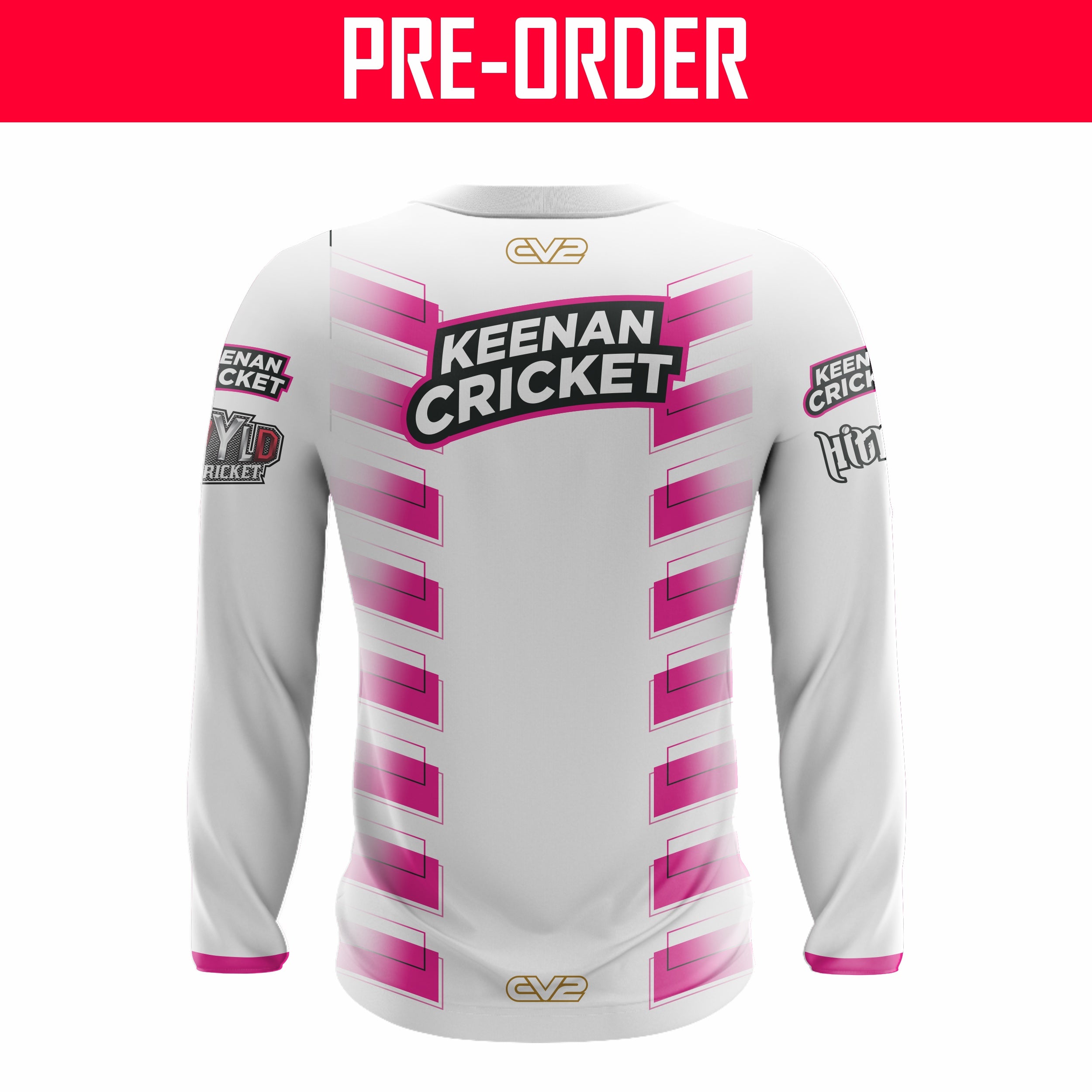 Keenan Cricket - Training Shirt L/S LIMITED EDITION WHITE