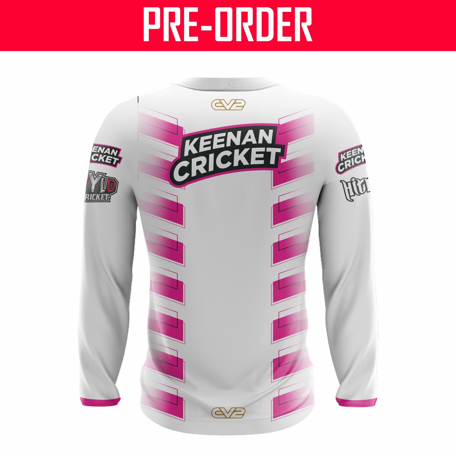 Keenan Cricket - Training Shirt L/S LIMITED EDITION WHITE