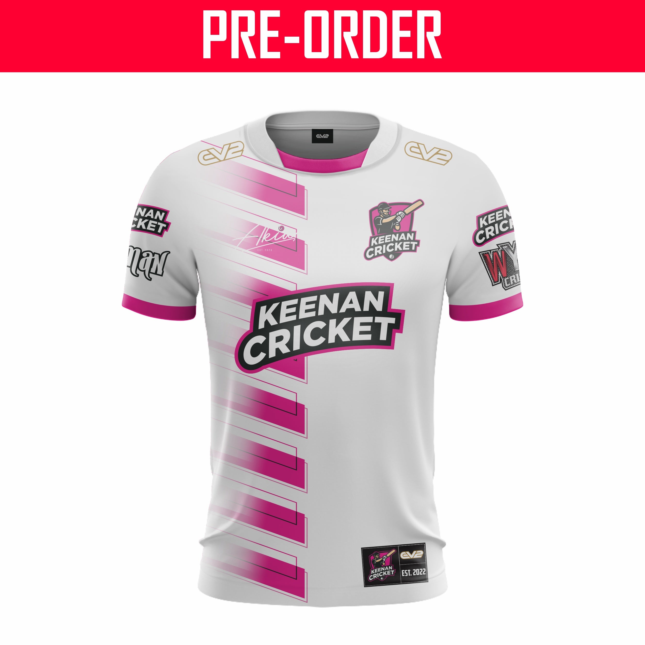 Keenan Cricket - Training Shirt S/S LIMITED EDITION WHITE