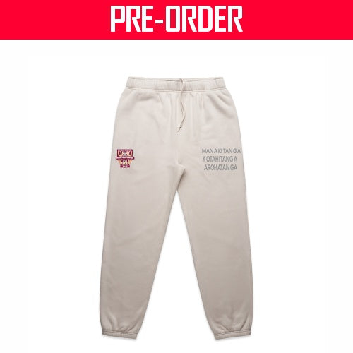 QLD MAORI RUGBY LEAGUE - RELAX TRACK PANTS - BONE