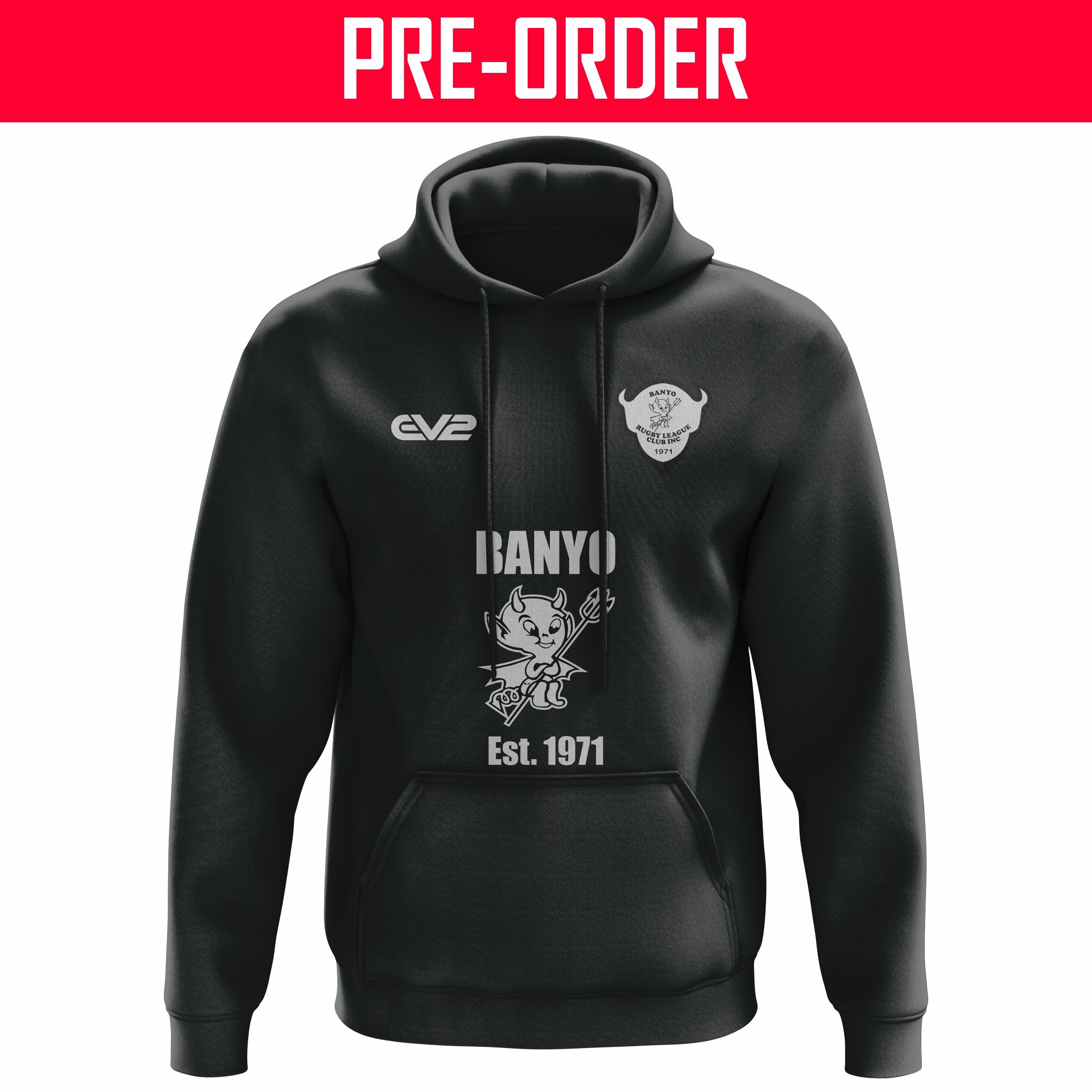 Banyo Devils - Club Hoodie - Set A - Black