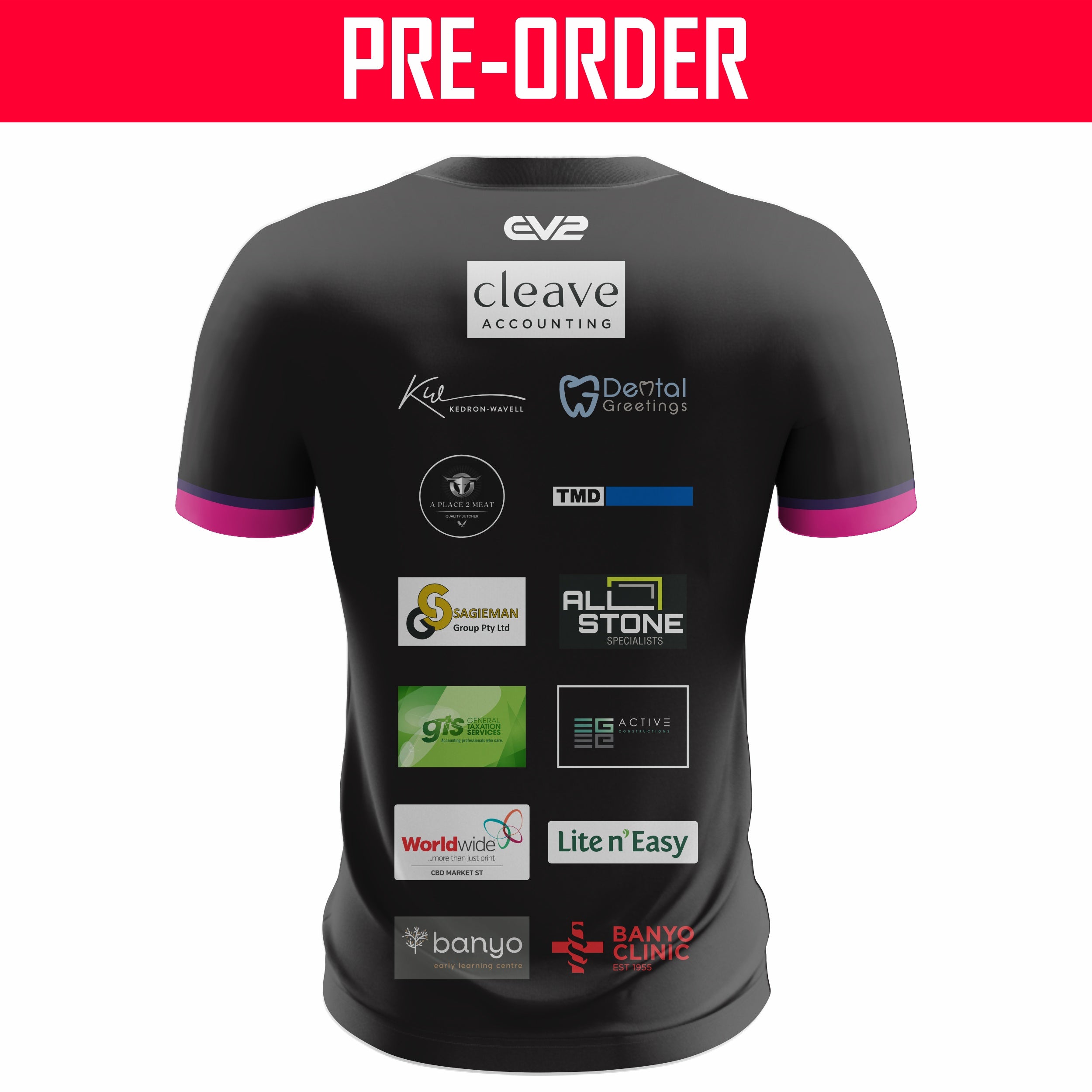 Banyo Devils - Training Shirt - Set B - Pink