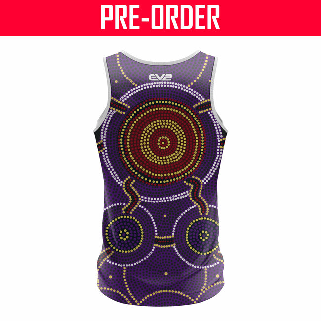 Banyo Devils - Training Singlet - Set C - Indigenous