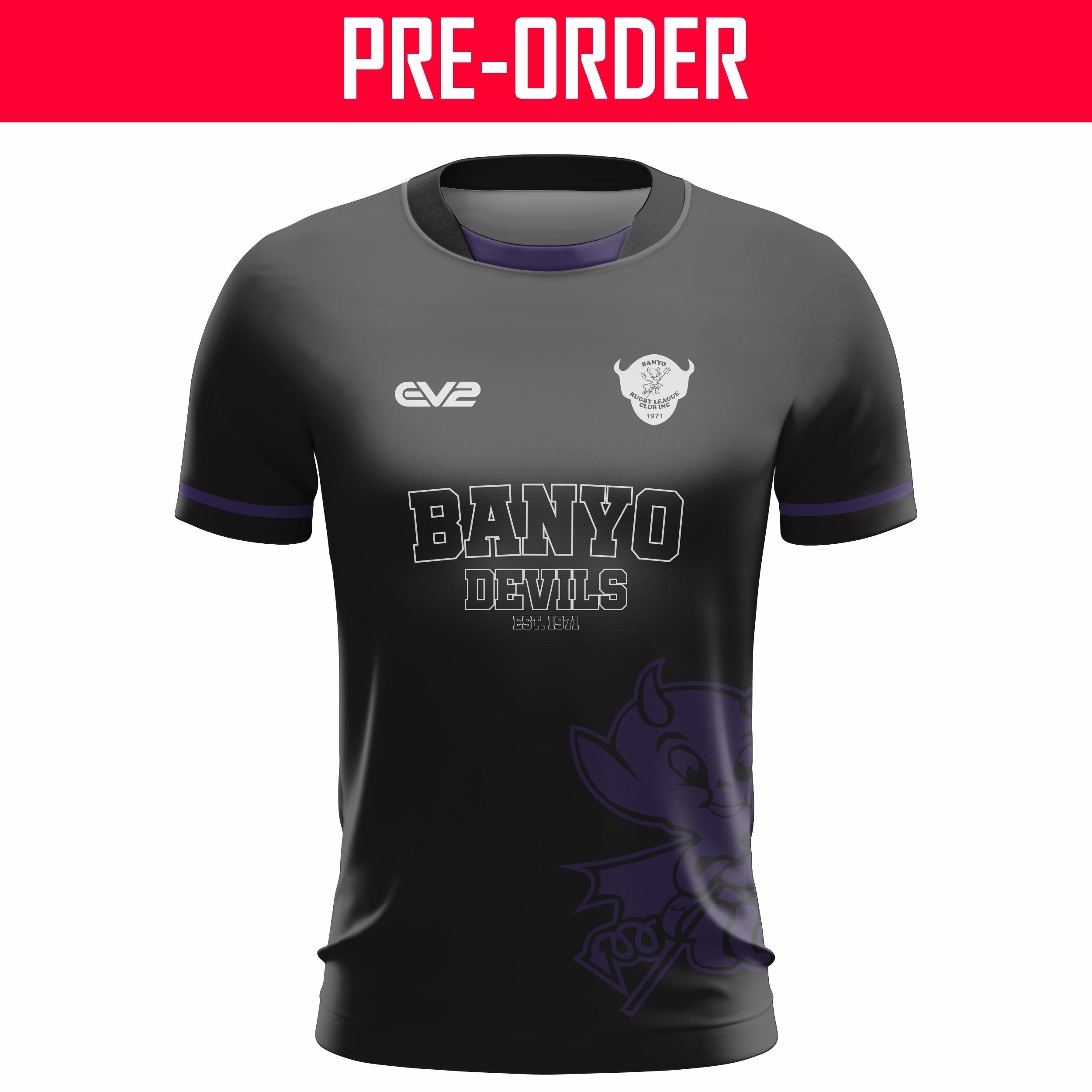 Banyo Devils - Training Shirt - Set A - Black