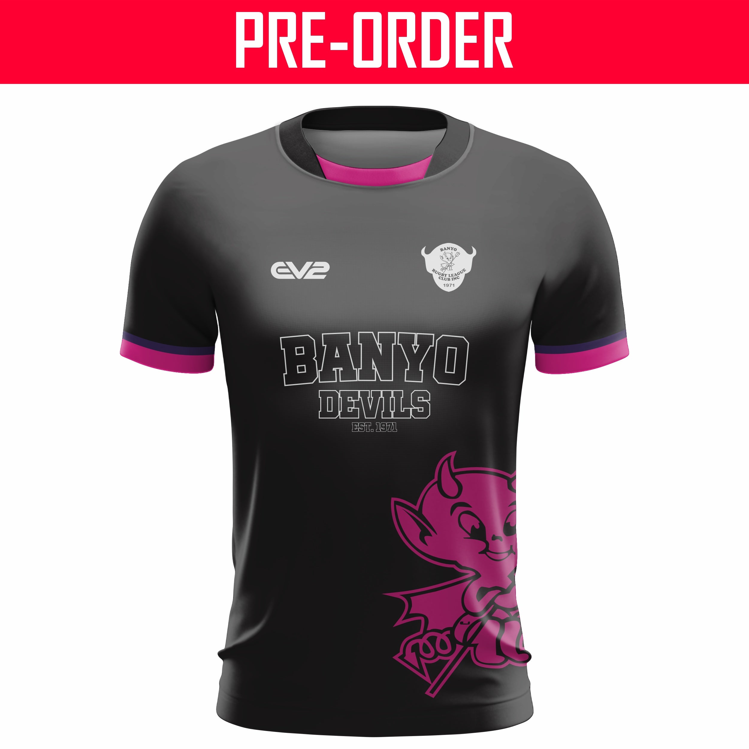 Banyo Devils - Training Shirt - Set B - Pink