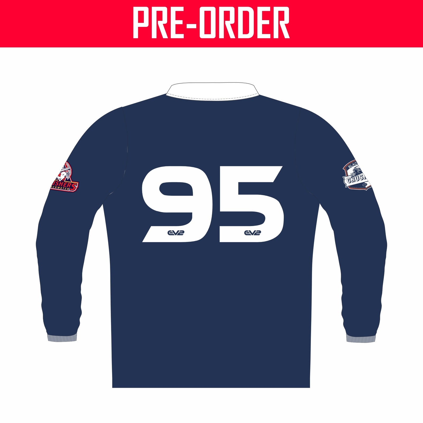 Blackwater Crushers JRL - Retro Knitted Jersey - 30 YEAR ANNIVERSARY SUPPORTERS