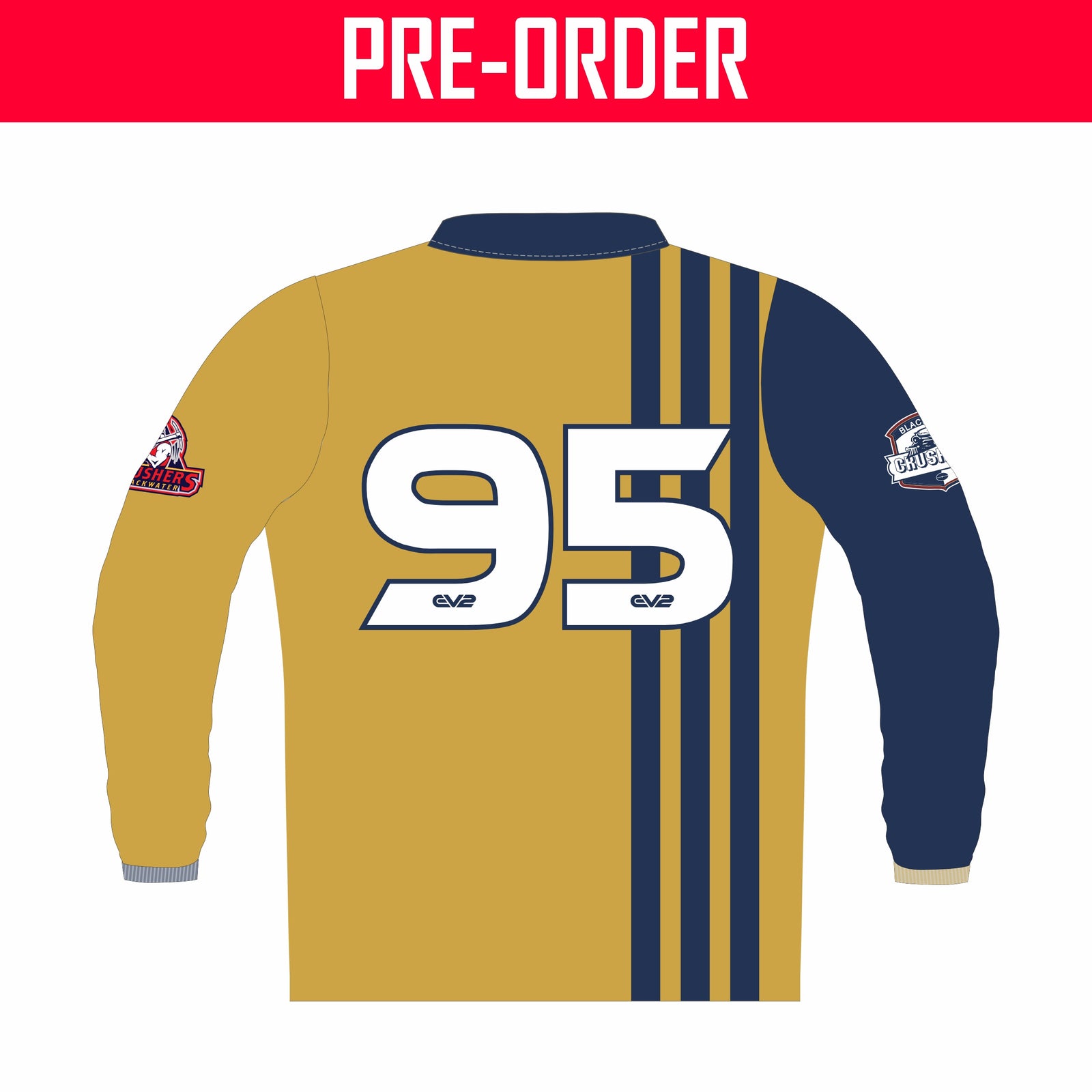 Blackwater Crushers JRL - Retro Knitted Jersey - 30 YEAR ANNIVERSARY PLAYERS