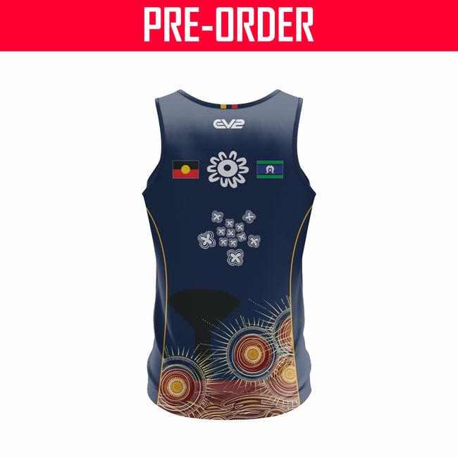 Blackwater Crushers JRL - Training Singlet - INDIGENOUS