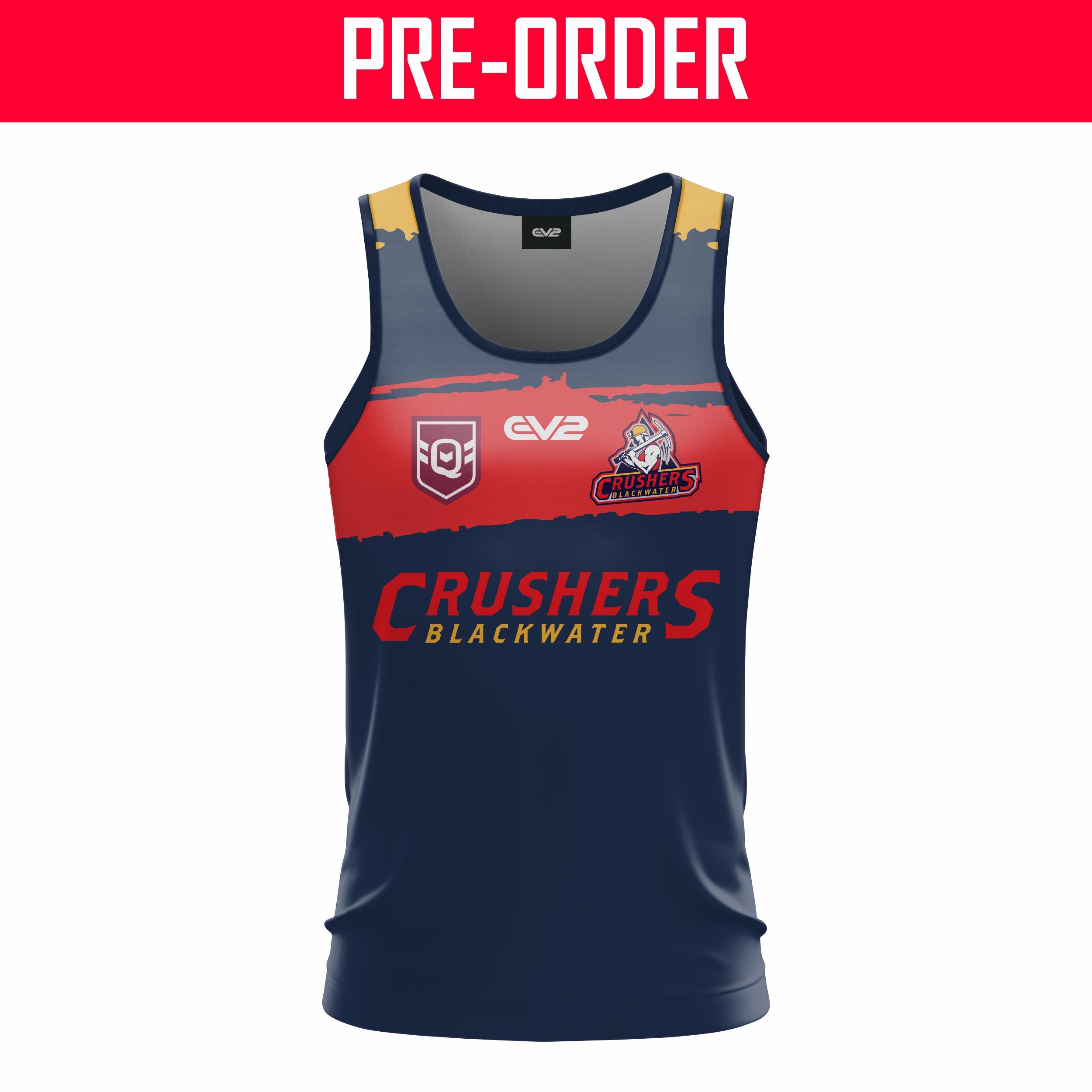 Blackwater Crushers JRL - Training Singlet - PLAYERS
