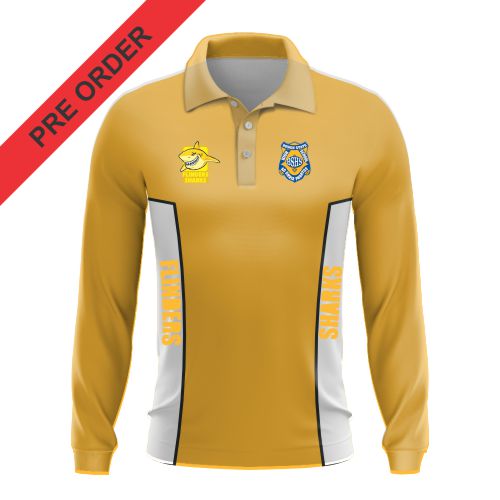 Bowen State High School - Flinders House Club Polo Long Sleeve