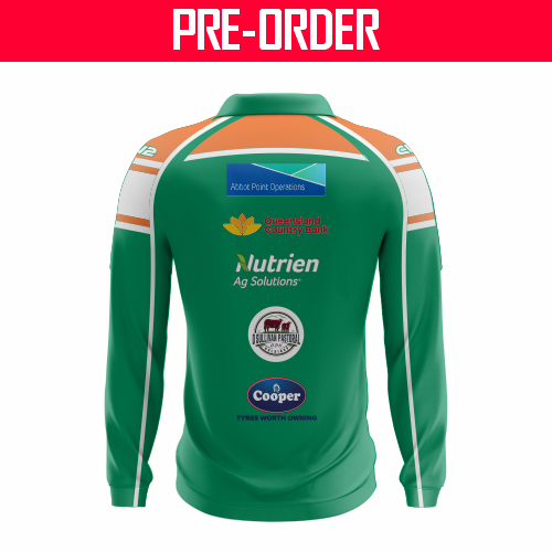 Bowen Mudcrabs RU - Long Sleeve Club Polo