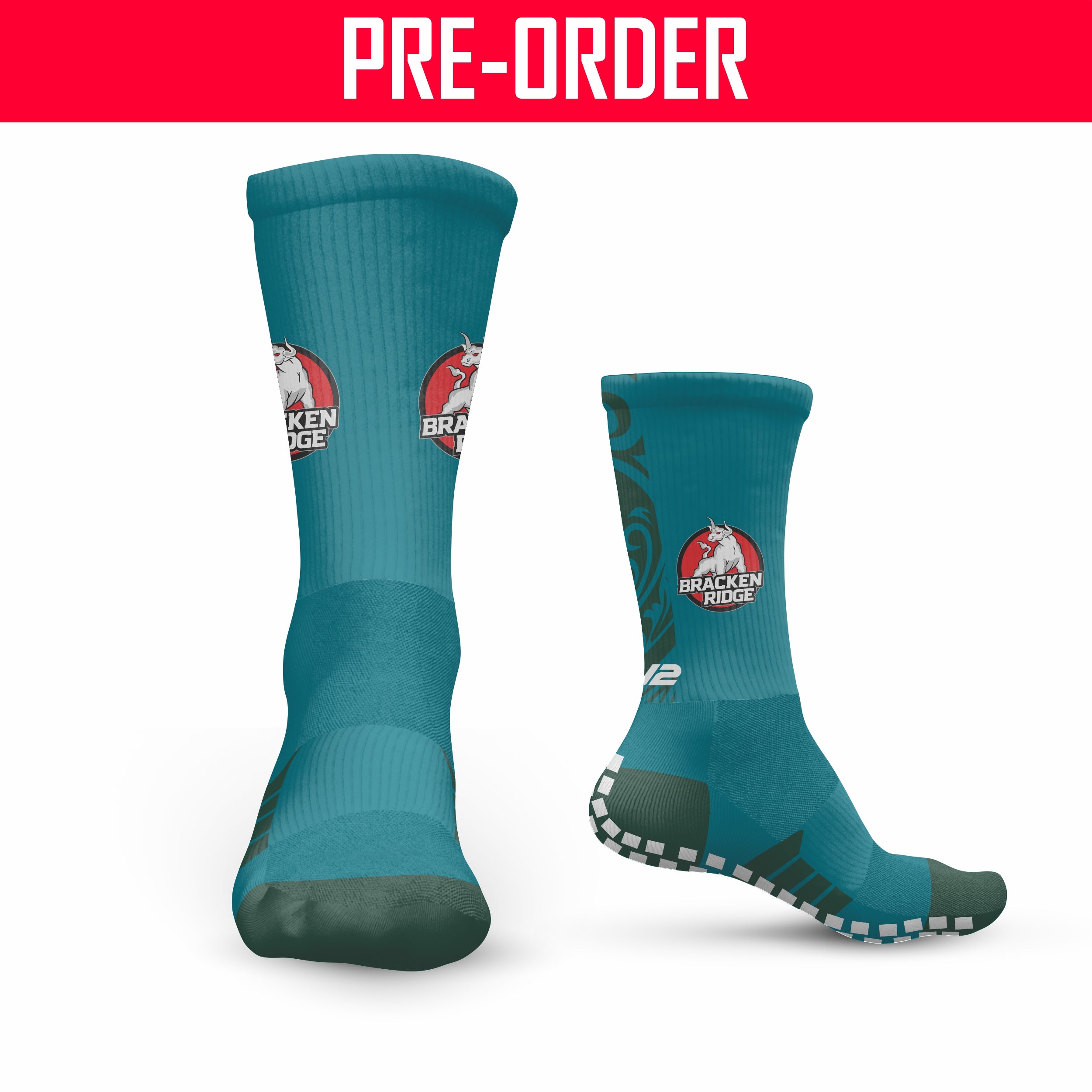 Bracken Ridge Bulls - Pro Grip Sock