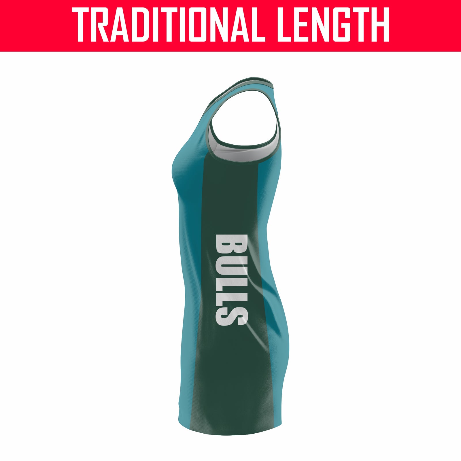 Bracken Ridge Bulls - Indoor Netball Dress (TRADITIONAL LENGTH)