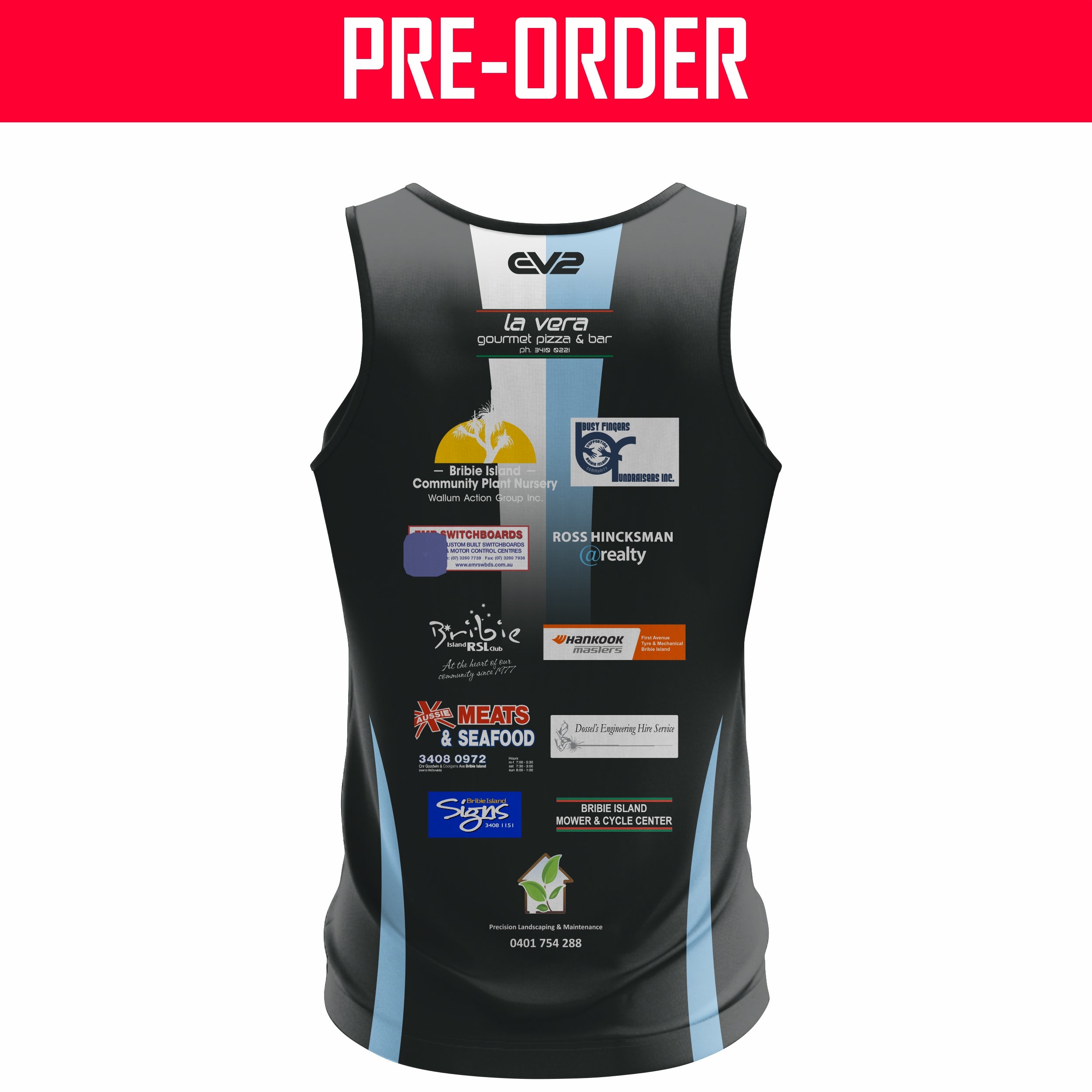 Bribie Warrigals SRL - Training Singlet