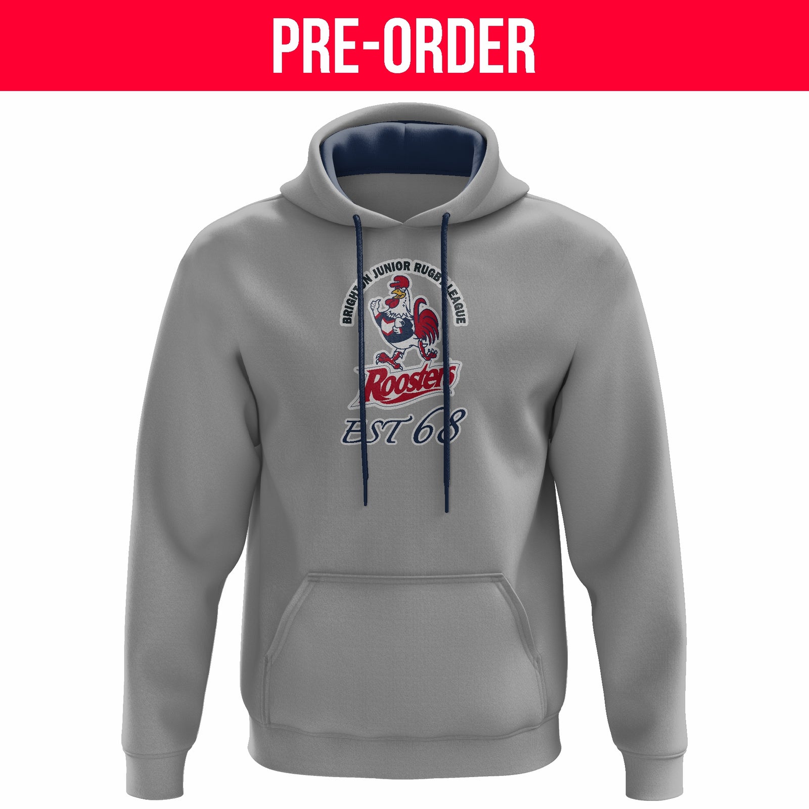 Brighton Roosters JRL - Traditional Hoodie