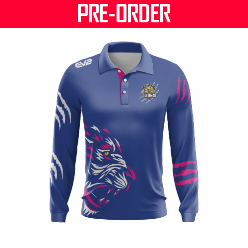 Western Lions RLFC - Pink Fishing Shirt