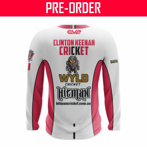 Clinton Keenan Cricket - Training Shirt White L/S
