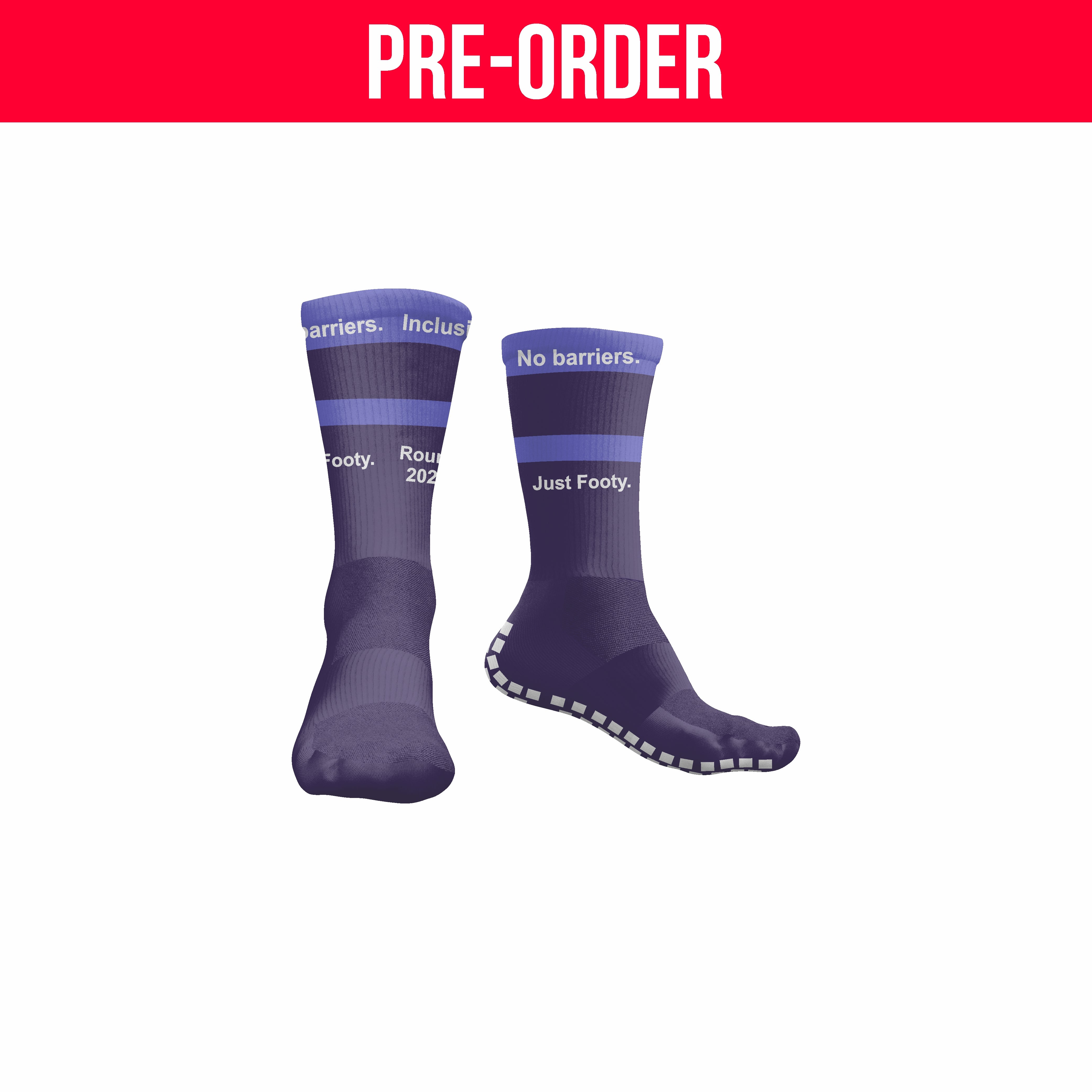 Connect Rugby League - Grip Crew Socks