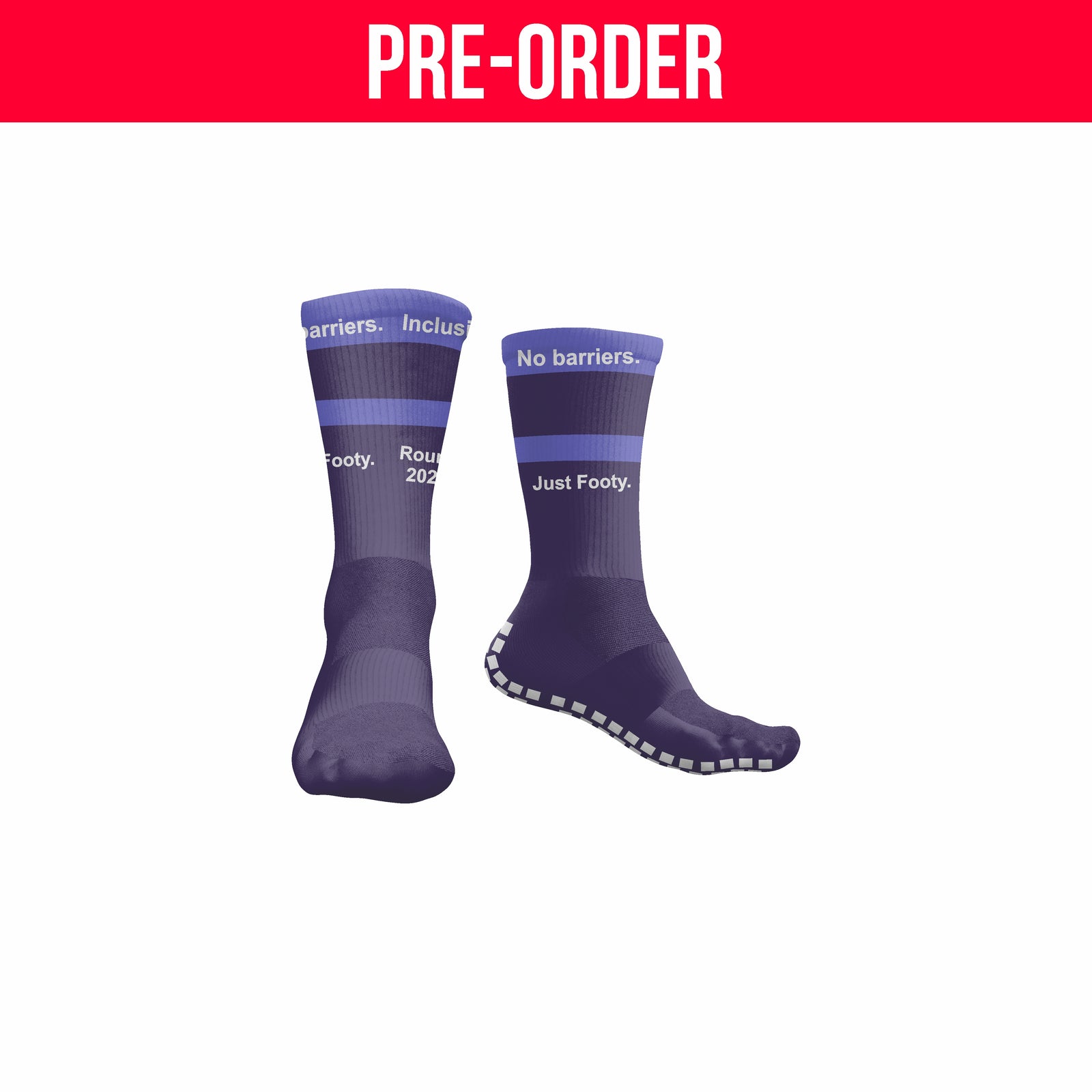 Connect Rugby League - Grip Crew Socks