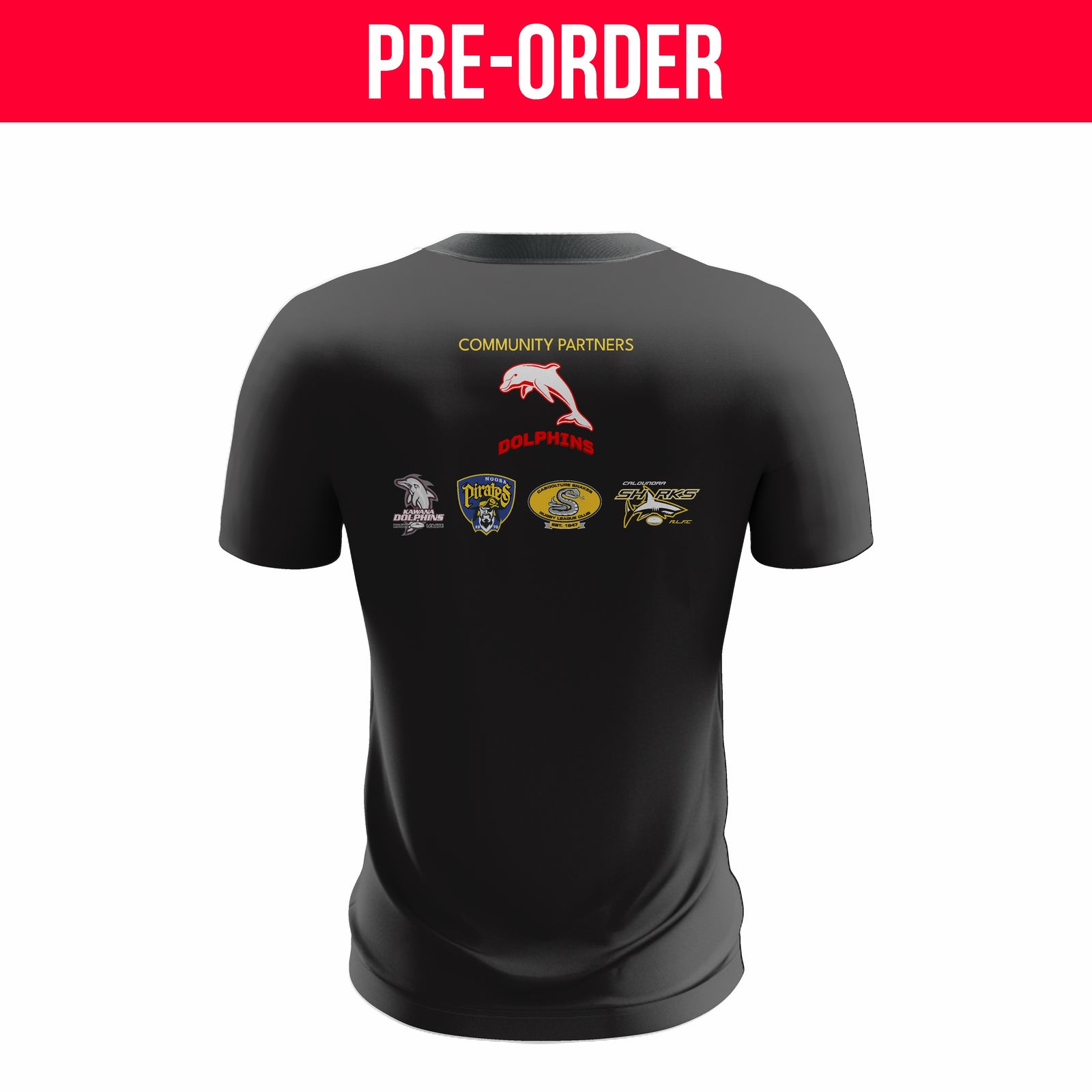Connect Rugby League - Black Training Shirt