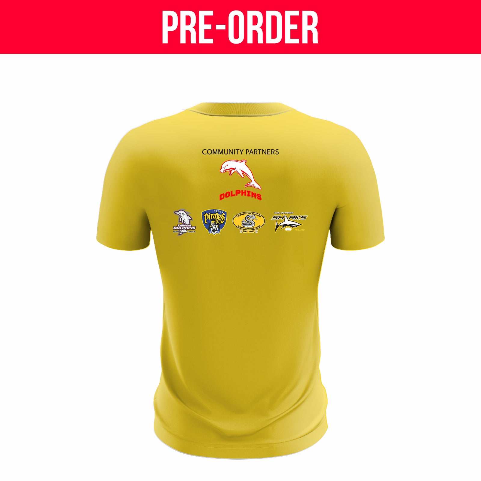 Connect Rugby League - Yellow Training Shirt
