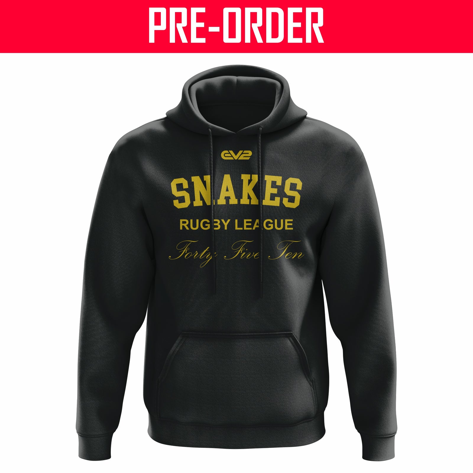 Caboolture Snakes JRL - Club Hoodie - Black