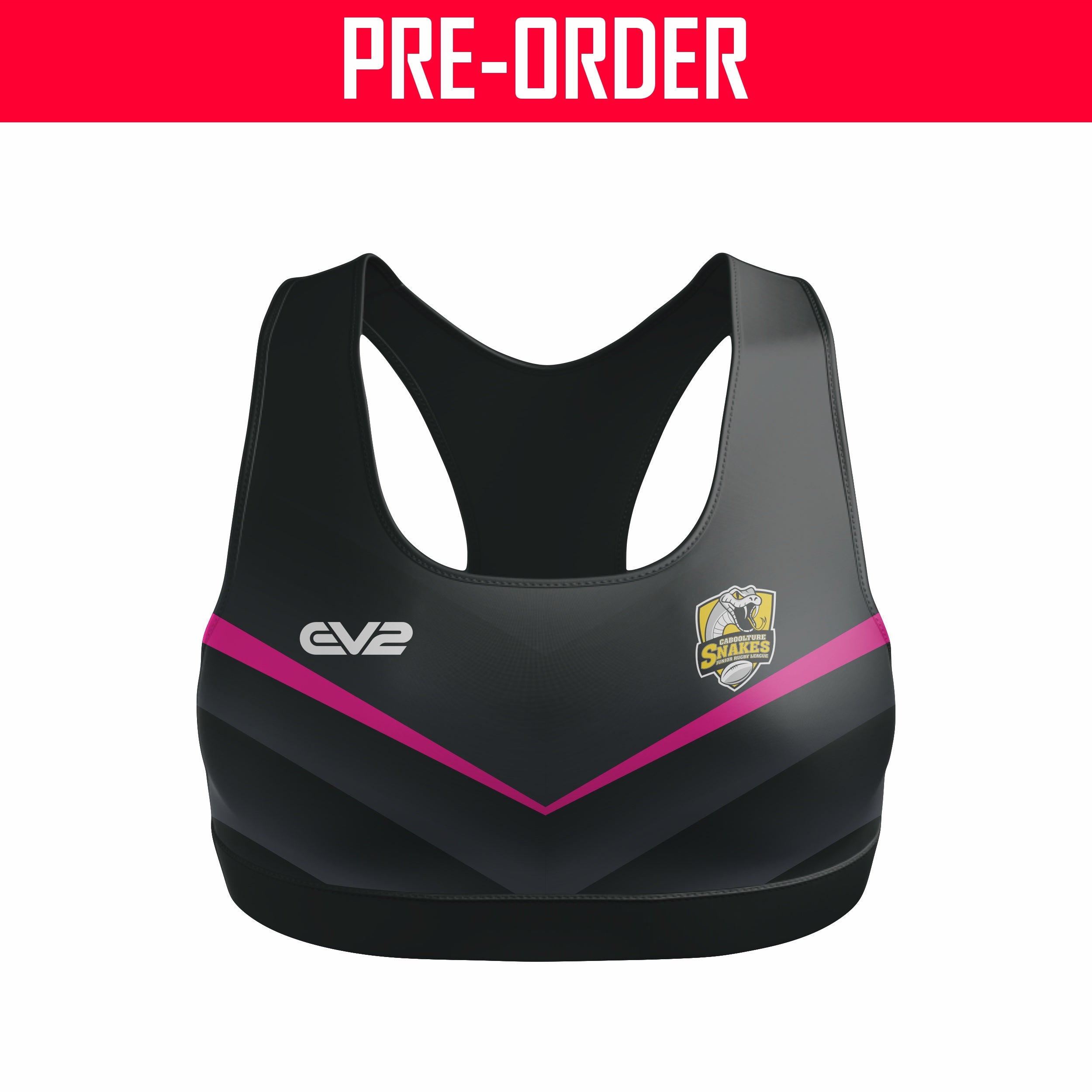 Caboolture Snakes JRL - Lycra Crop Top