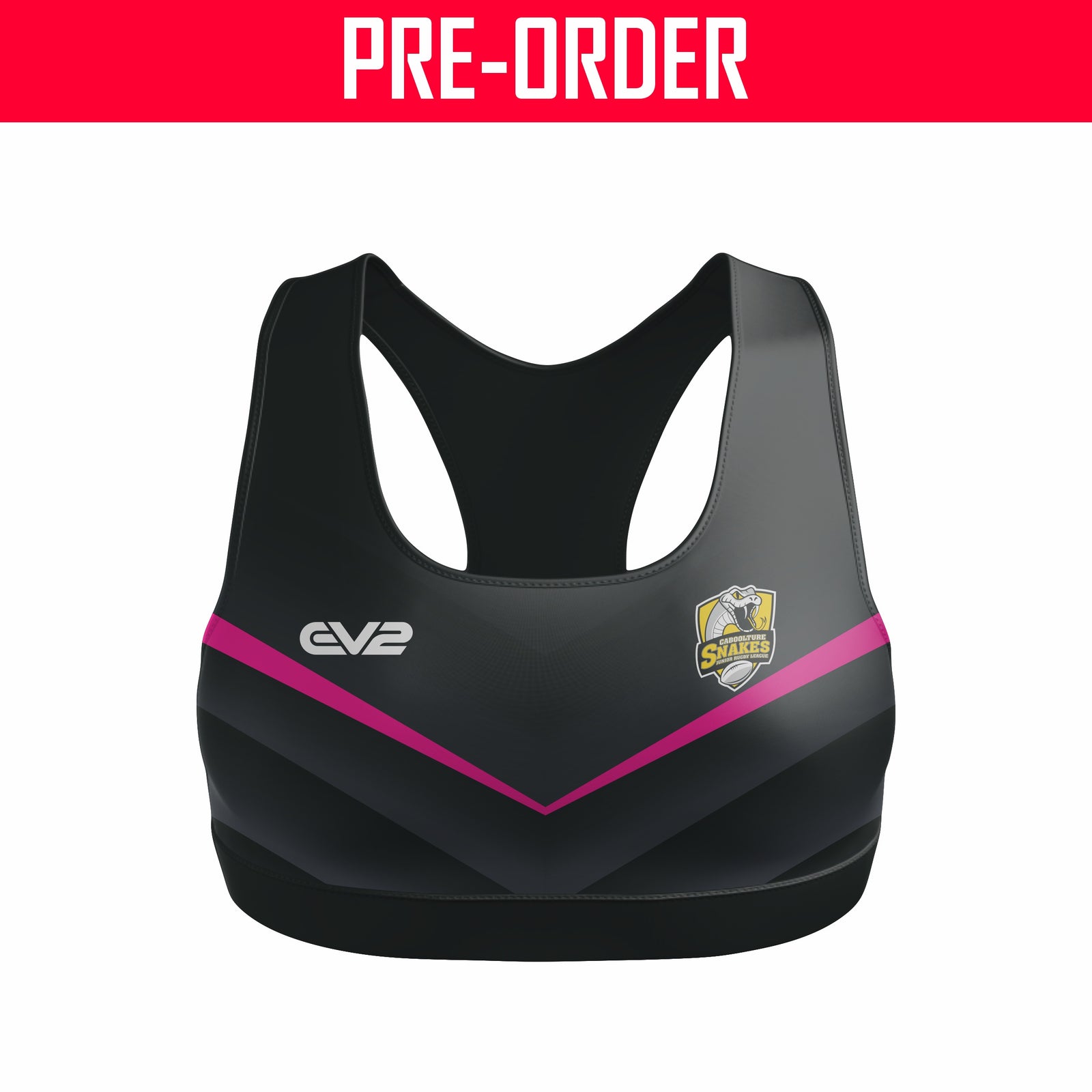 Caboolture Snakes JRL - Lycra Crop Top