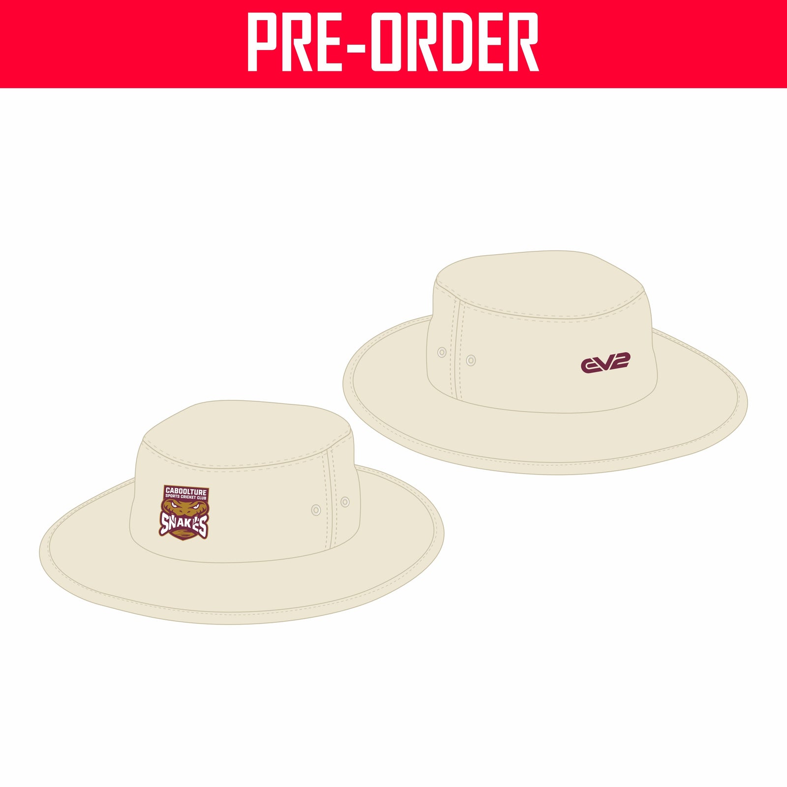 Caboolture Sports Cricket Club - Wide Brim Cricket Hat