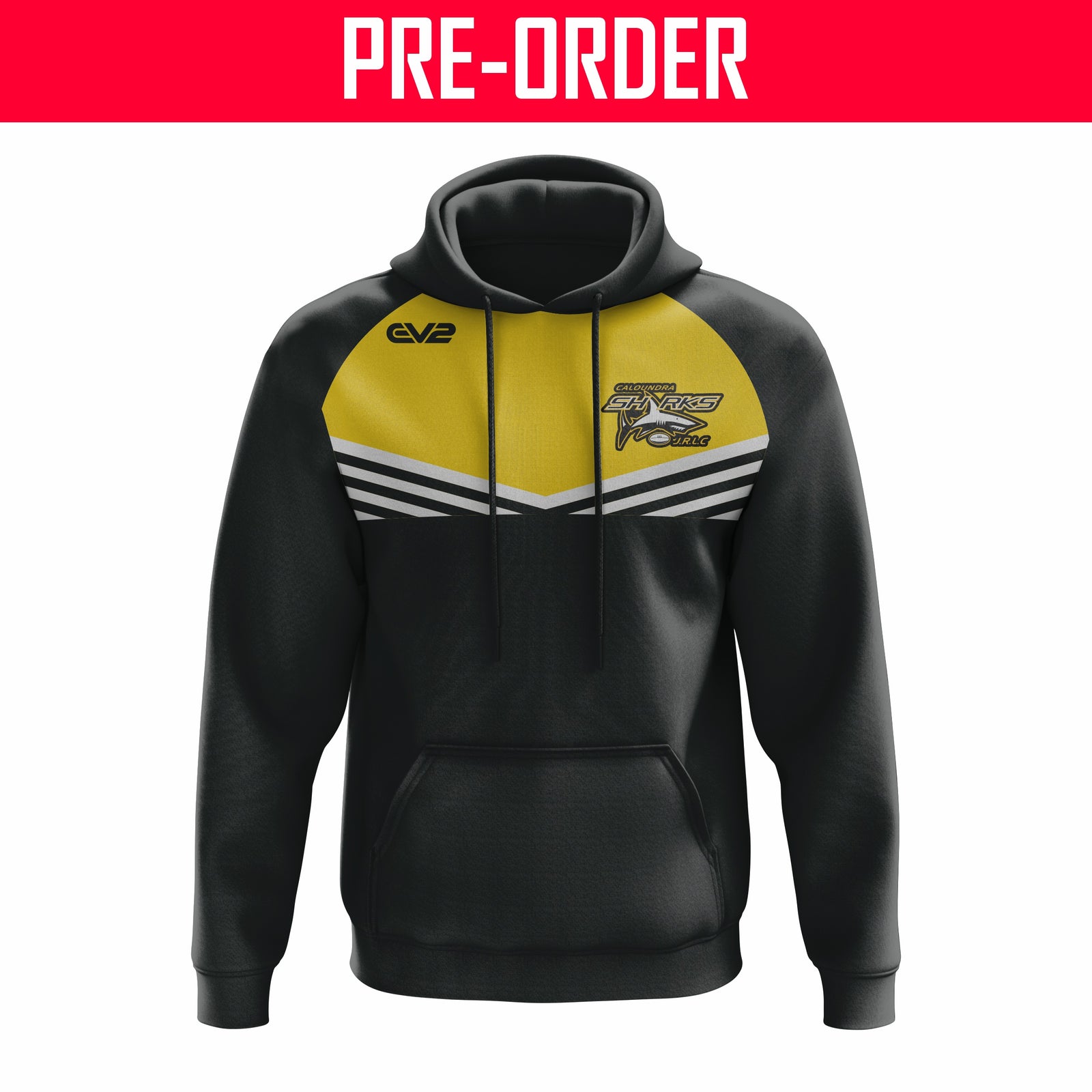 Caloundra Sharks JRL - Gold Club Hoodie