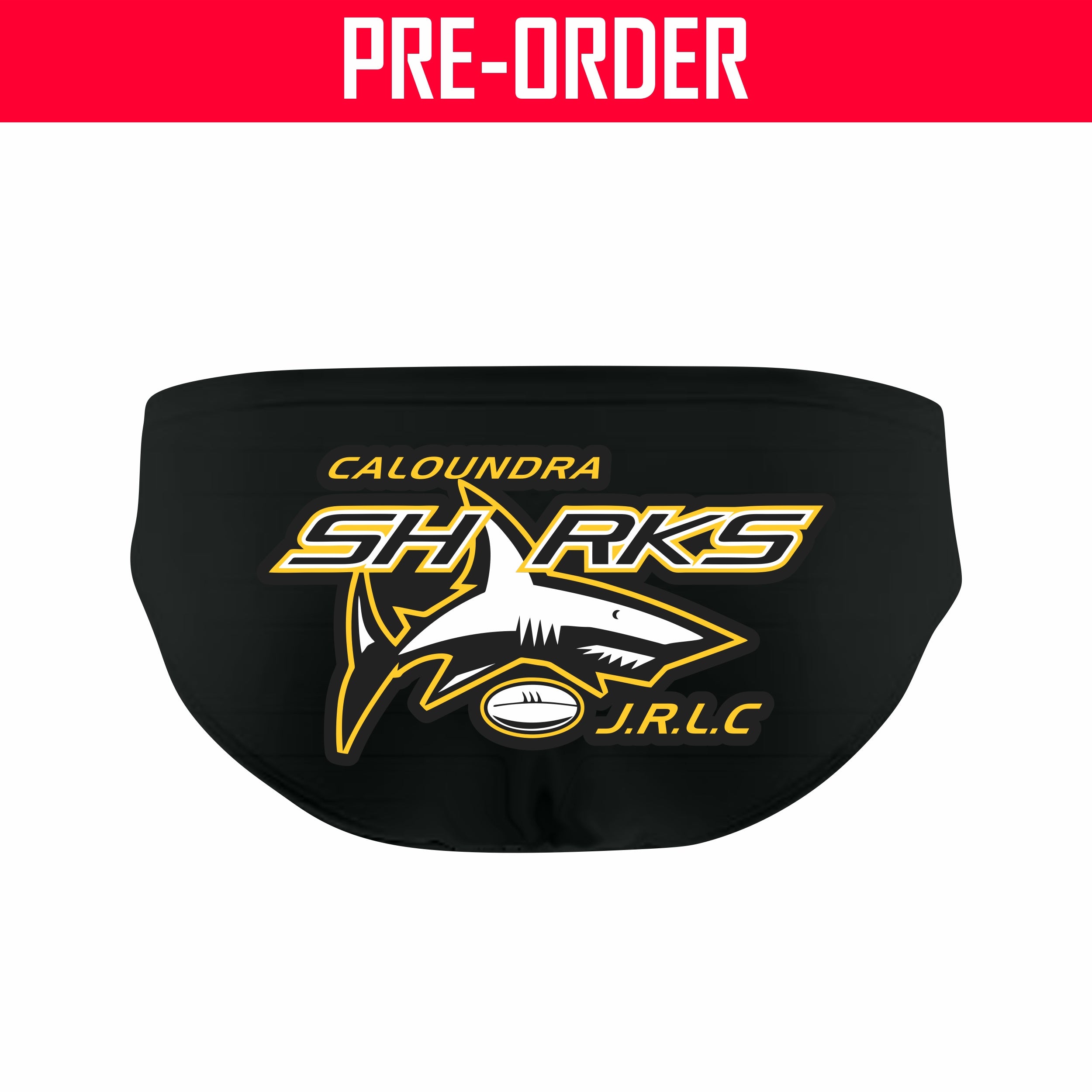 Caloundra Sharks JRL - Black Swimmers