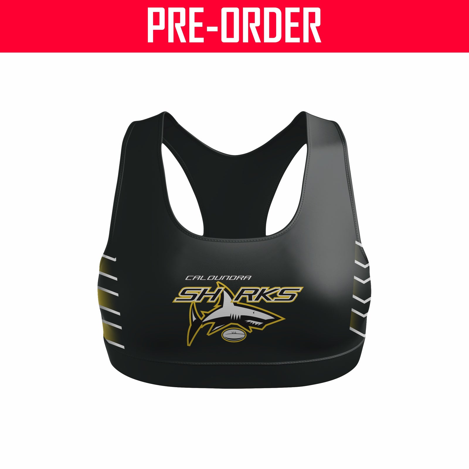 Caloundra Sharks SRL - Lycra Crop Top